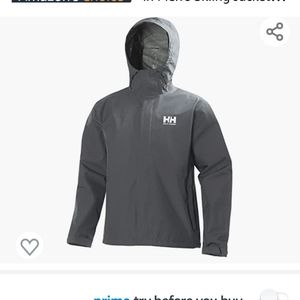 Helly Hansen Men's Seven J Waterproof, Windproof, and Breathable Rain Jacket